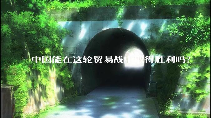 中国能在这轮贸易战中取得胜利吗？