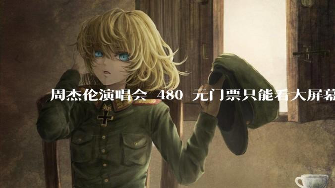 周杰伦演唱会 480 元门票只能看大屏幕，这个价格合理吗？你能接受演唱会现场看不到***吗？
